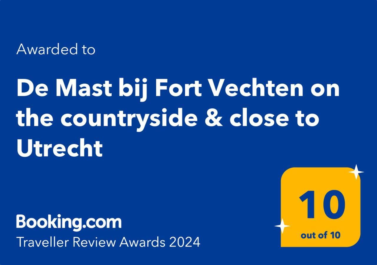 De Mast Bij Fort Vechten On The Countryside & Close To Utrecht بونيك المظهر الخارجي الصورة